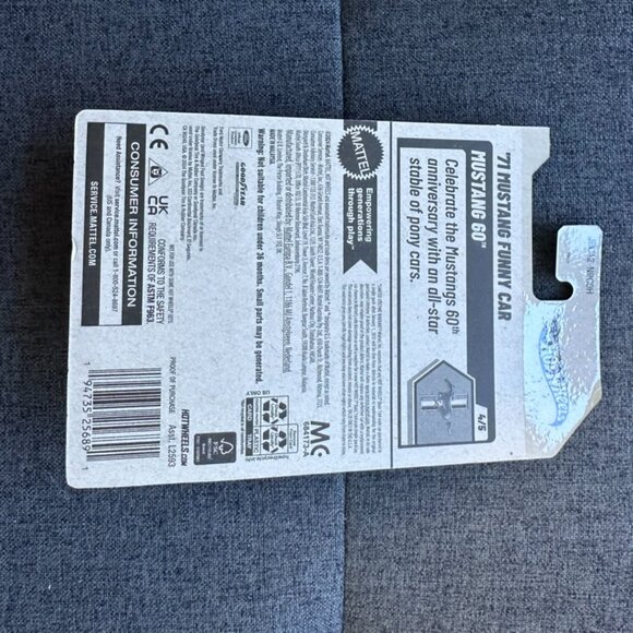 Hot Wheels STH ’71 Mustang Funny Car Sumthin’ Funny 175/250 Real Riders - Picture 5 of 5